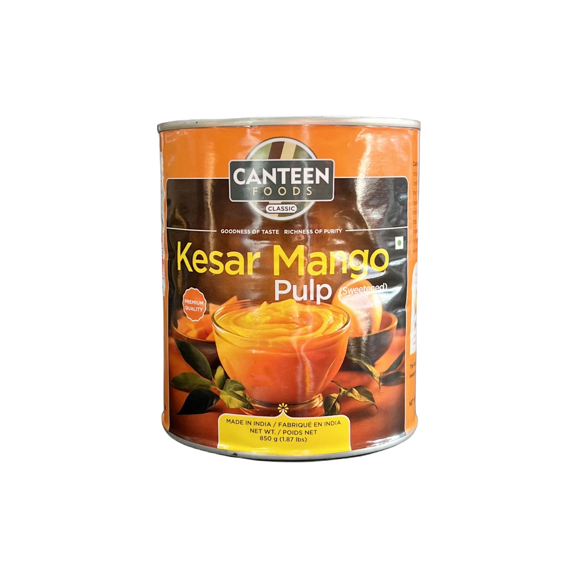 Canteen Canteen Foods Kesar Mango Pulp 850g 850g